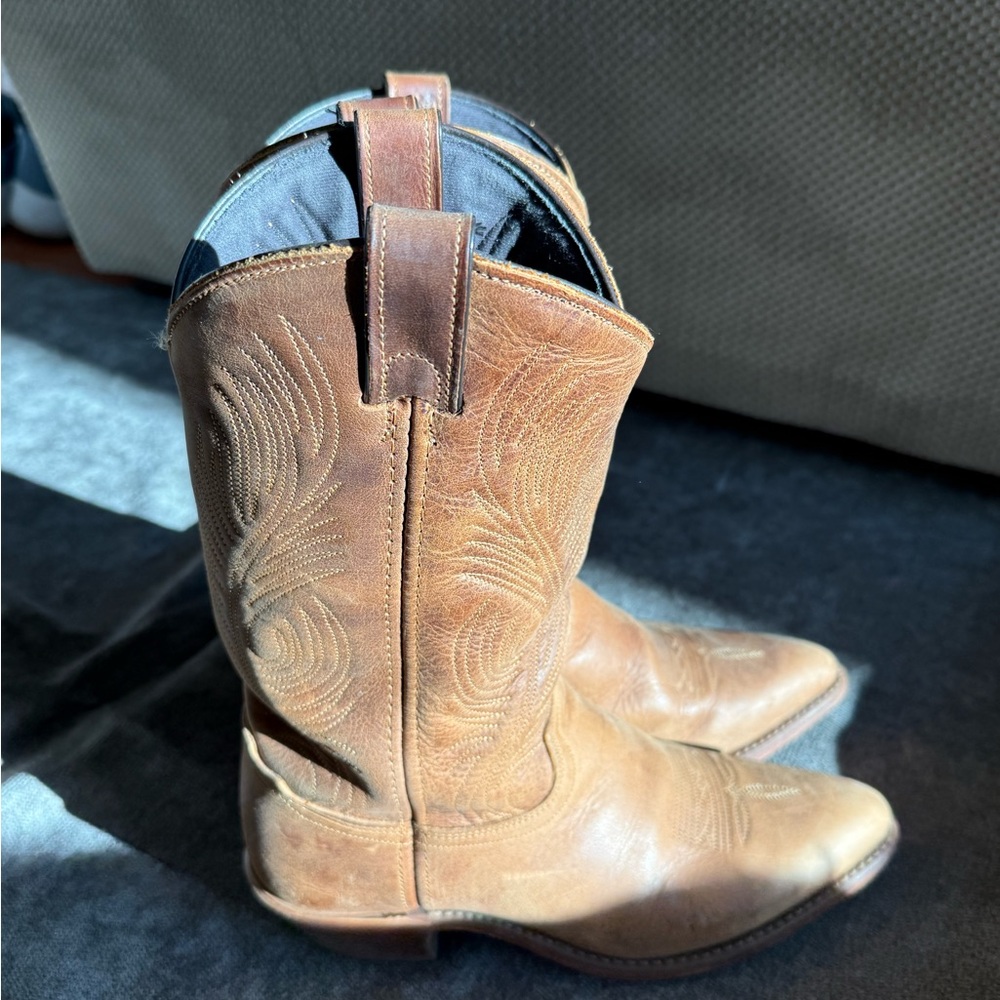 Abilene Boot Co. Rustic Brown Western Boots - Picture 4 of 8